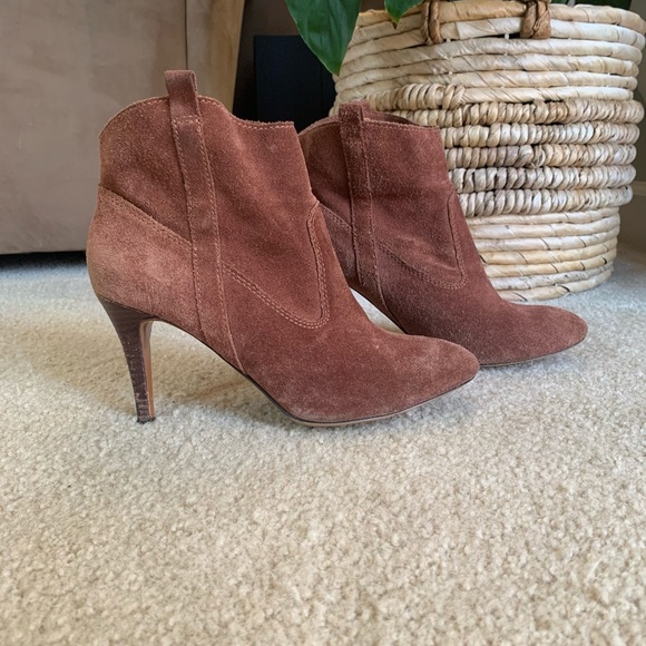 Western Suede Boots by Nine West - Picture 1 of 7